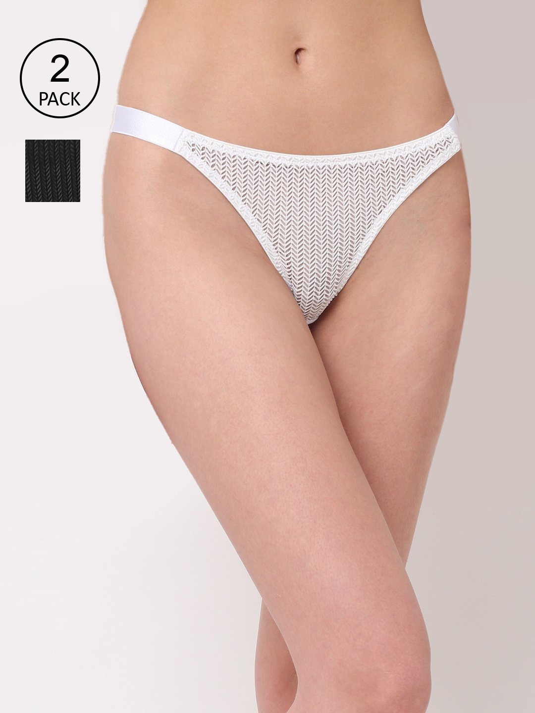 

EROTISSCH Women Pack Of 2 Assorted Thongs