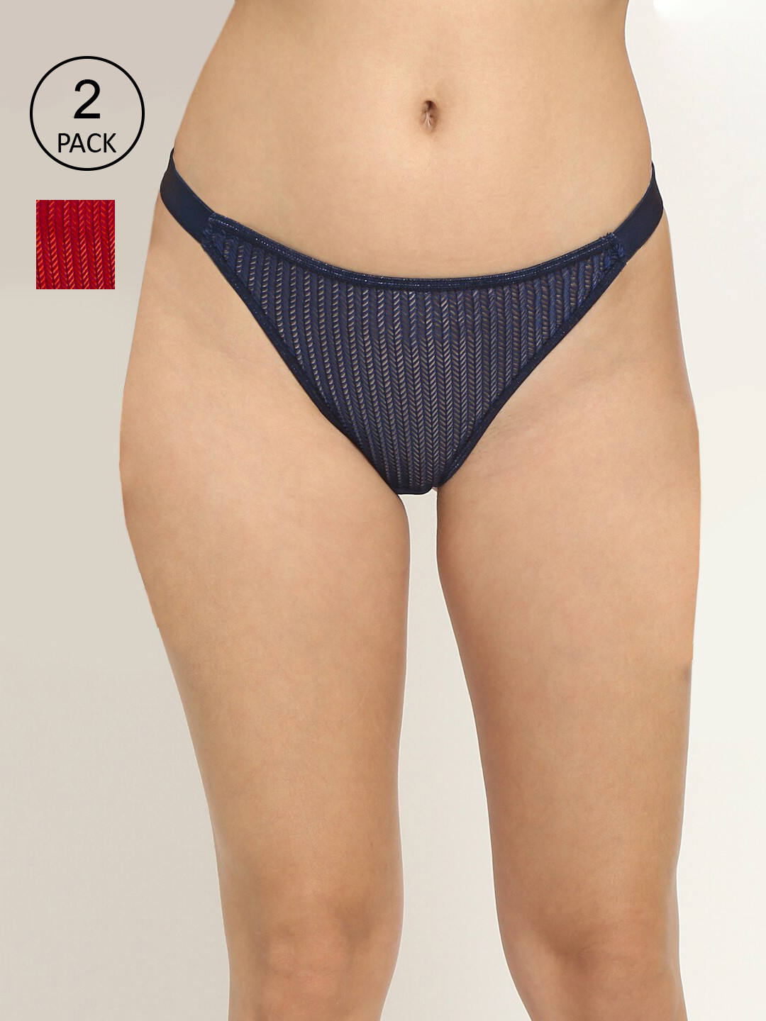

EROTISSCH Women Pack Of 2 Assorted Thongs