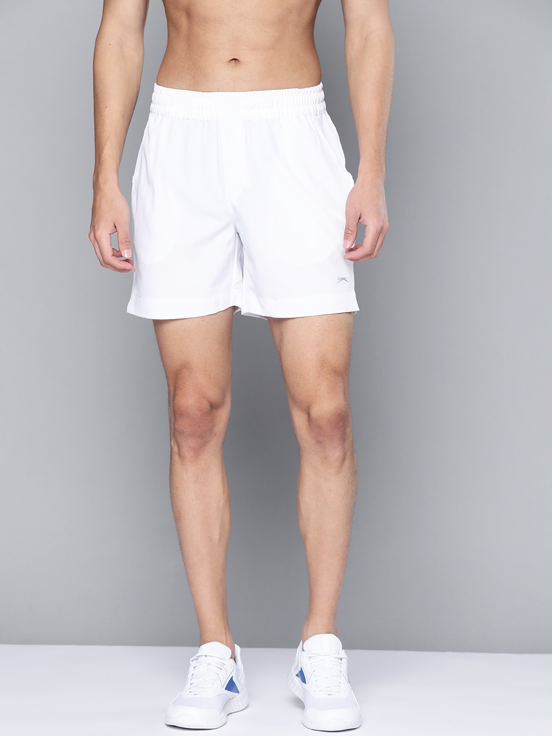 

Slazenger Men White Rapid-Dry Sports Shorts