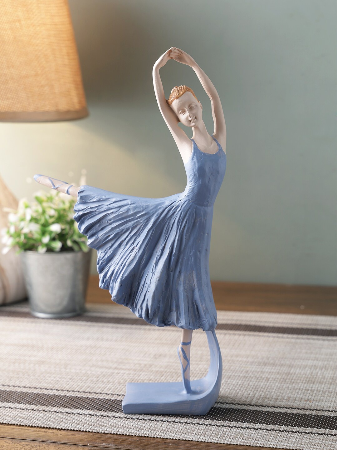

TAYHAA Blue & Beige Ballerina Showpiece