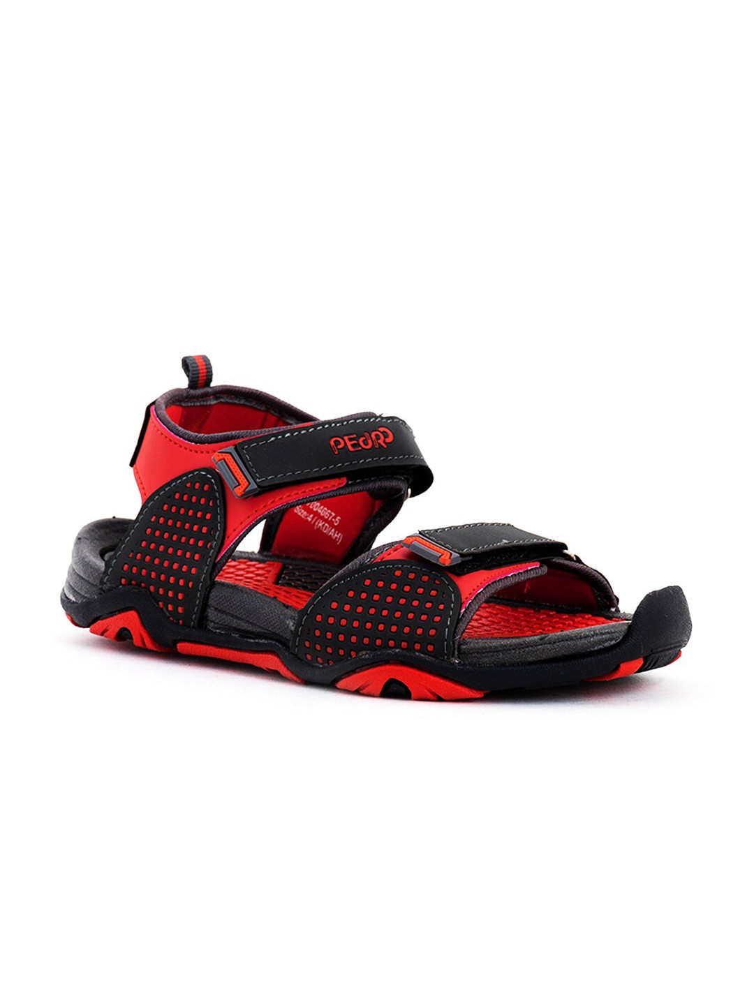 

Khadims Boys Red & Black Comfort Sandals