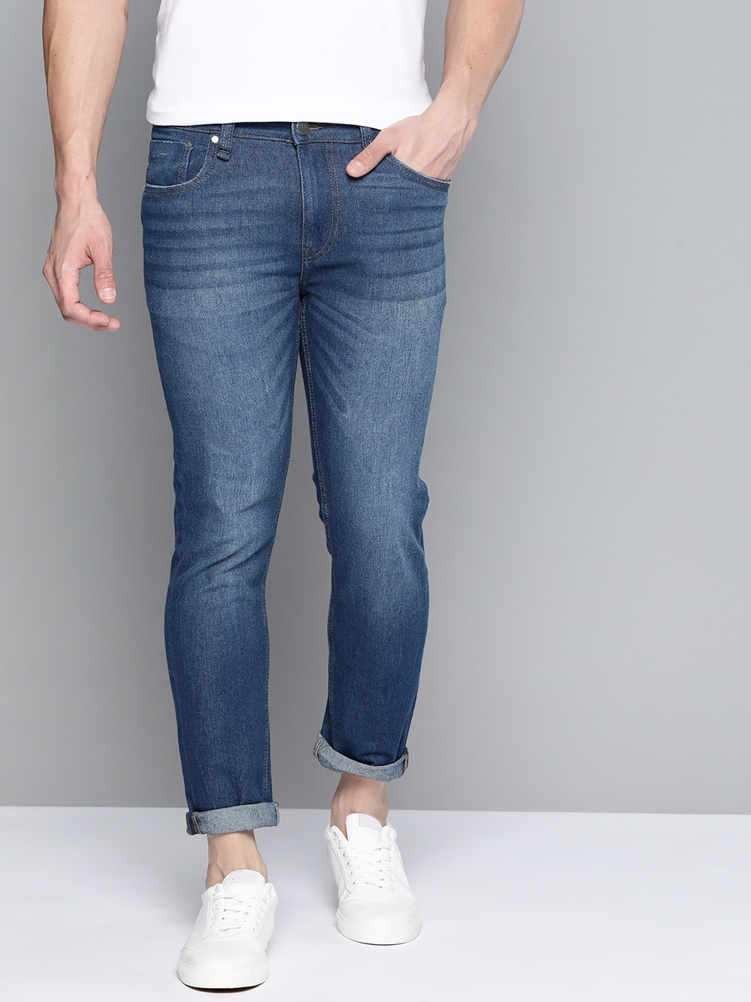 

Mast & Harbour Men Blue Skinny Fit Stretchable Jeans