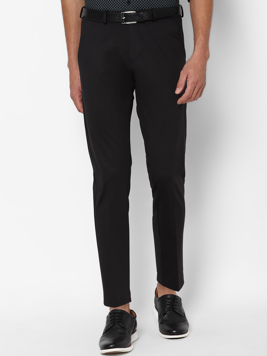 

Allen Solly Men Black Slim Fit Chinos Trousers