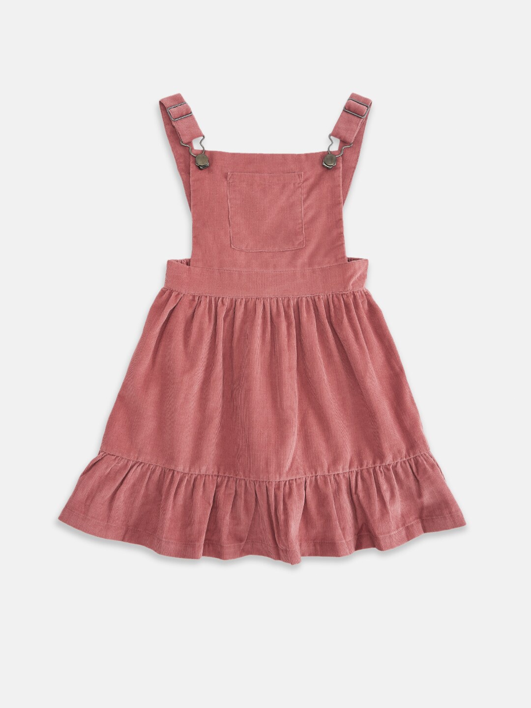 

Pantaloons Junior Pink Cotton Pinafore Dress