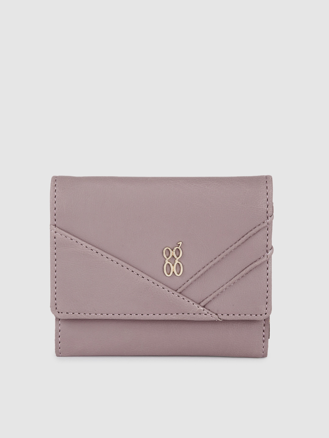 

Baggit Women Violet Three Fold Wallet