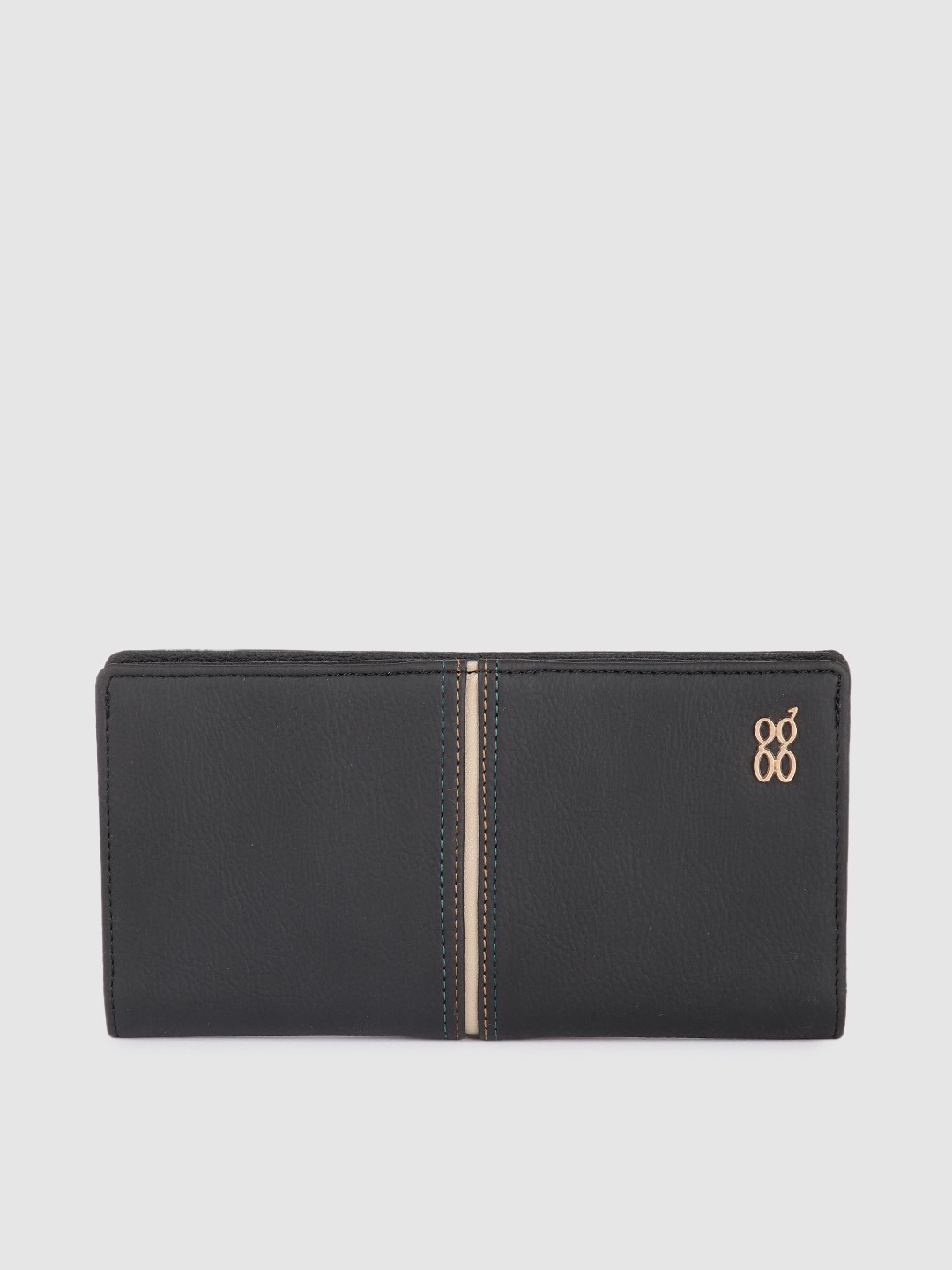 

Baggit Women Black Solid Synthetic Two Fold Wallet