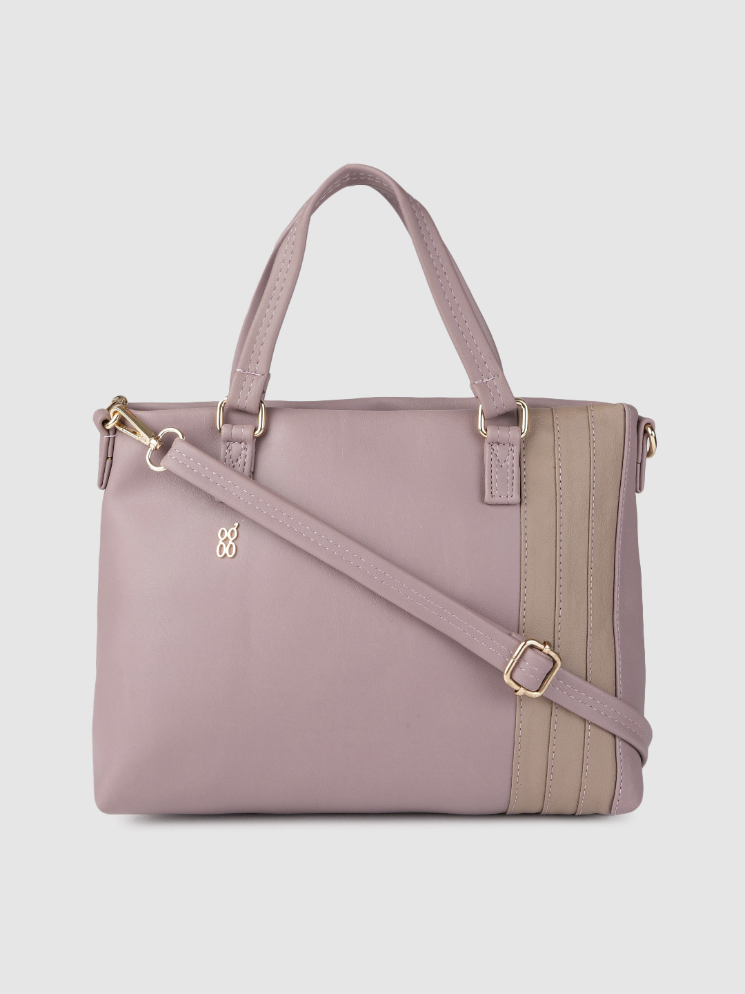 

Baggit Violet Structured Handheld Bag