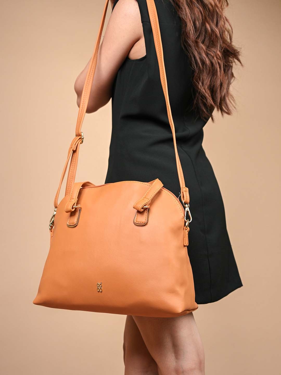 

Baggit Brown Structured Shoulder Bag