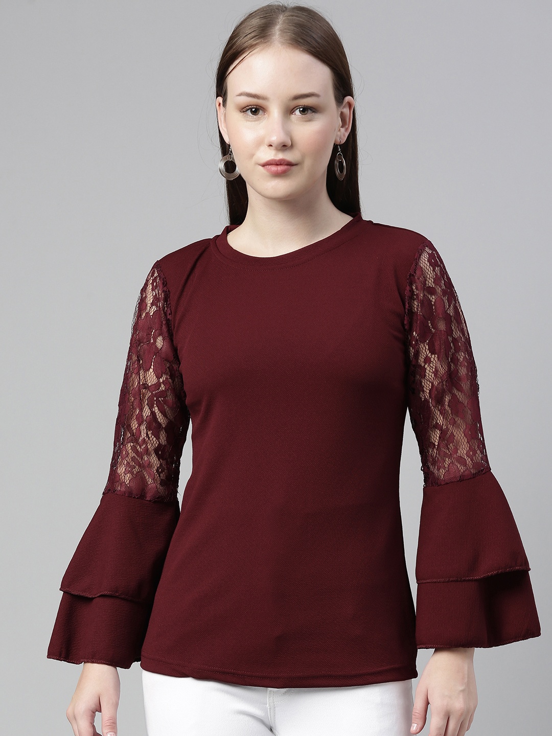 

Selvia Maroon Regular Top