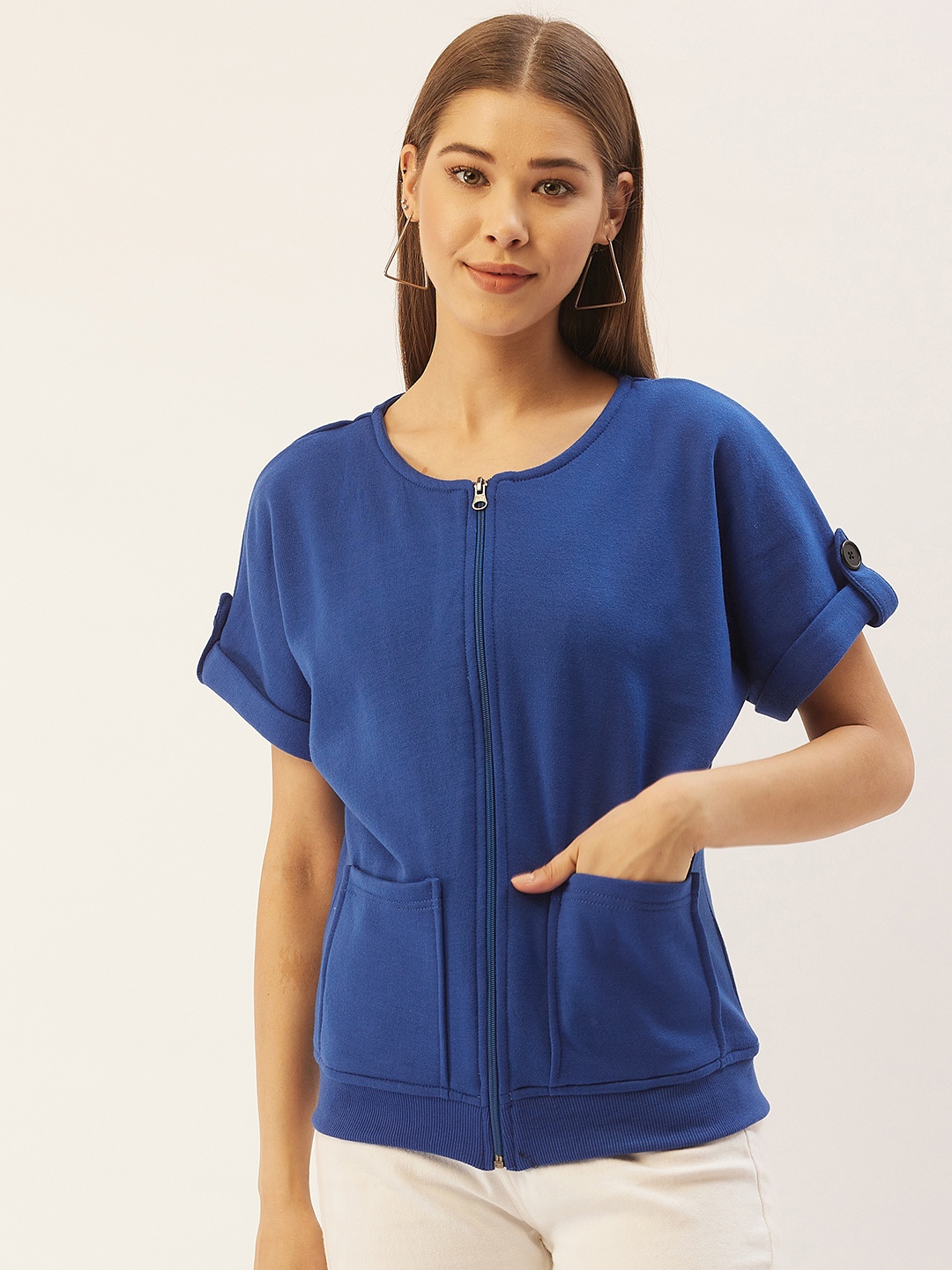 

Belle Fille Women Blue Sweatshirt