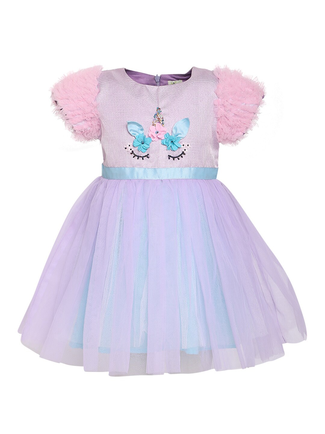 

A Little Fable Girls Multicoloured Dress, Multi