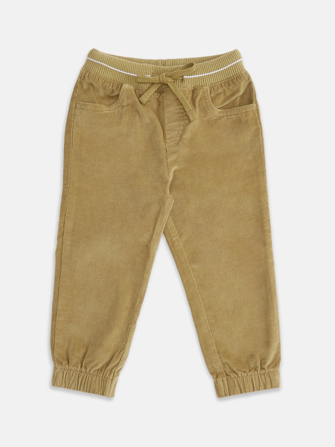 

Pantaloons Baby Boys Beige Joggers Trousers