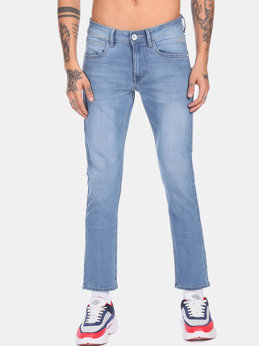 

Flying Machine Men Blue Slim Fit Light Fade Jeans