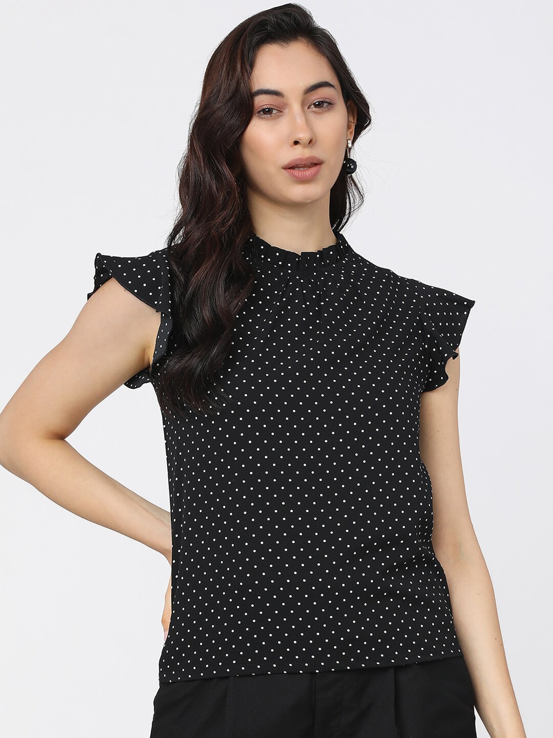 

Tokyo Talkies Black & White Regular Top