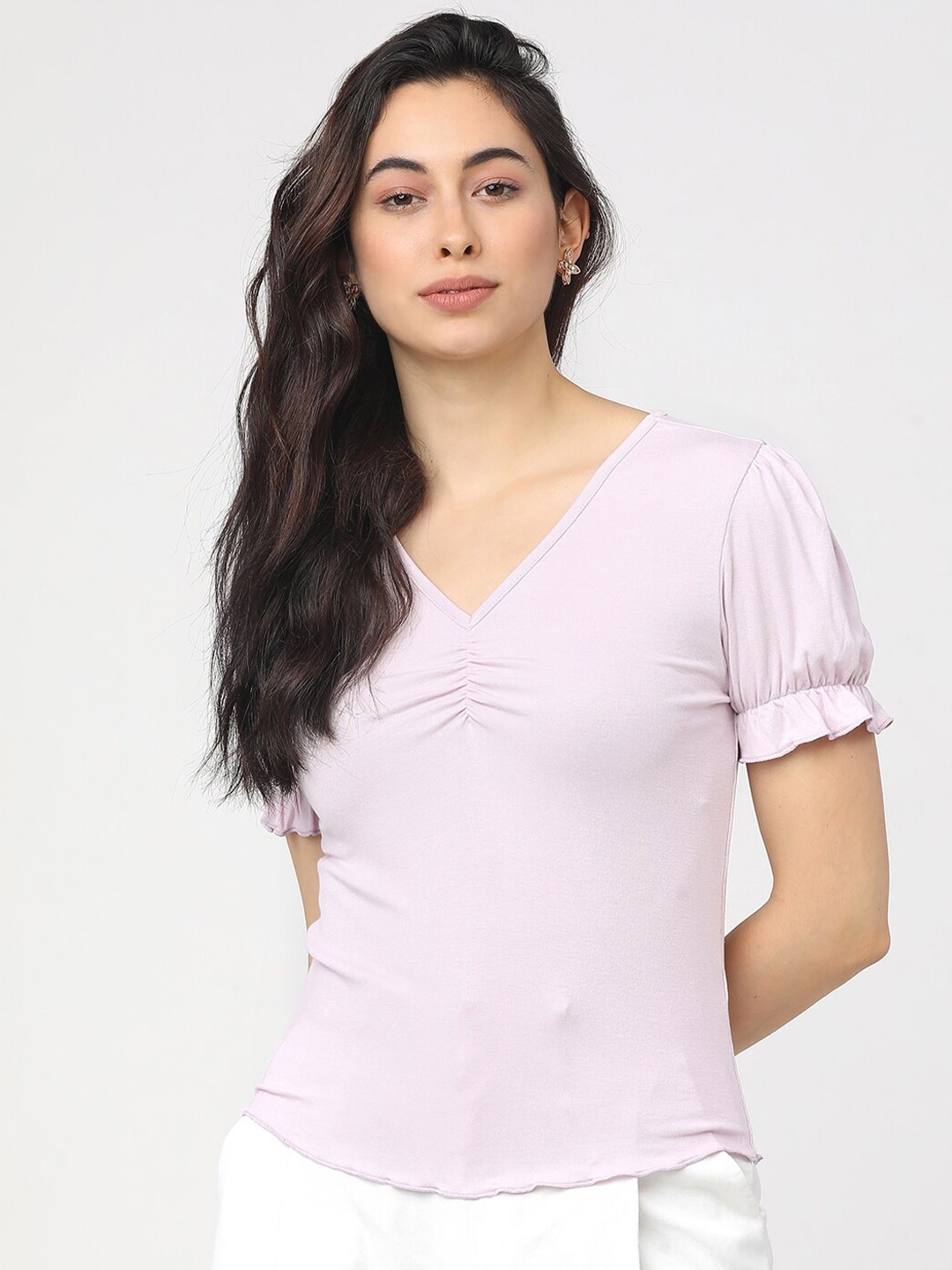 

Tokyo Talkies Purple Regular Top