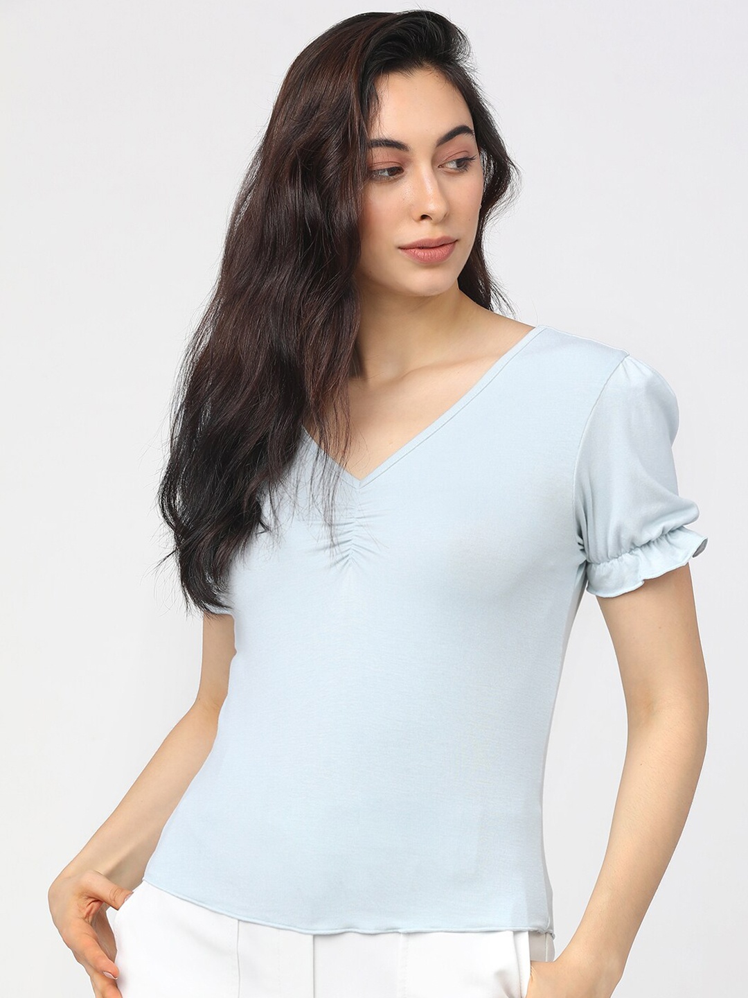 

Tokyo Talkies Blue Regular Top