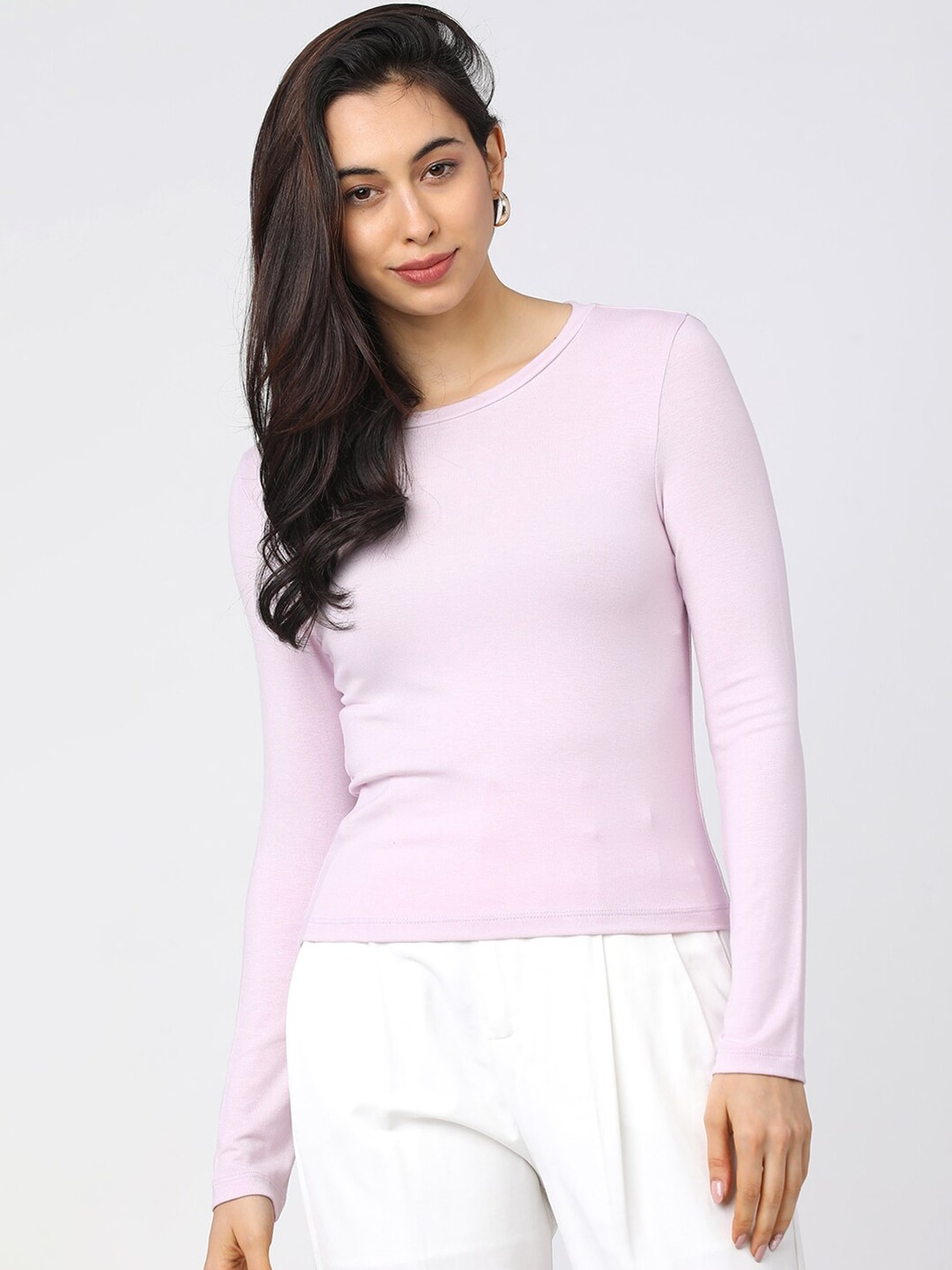 

Tokyo Talkies Purple Fitted Top