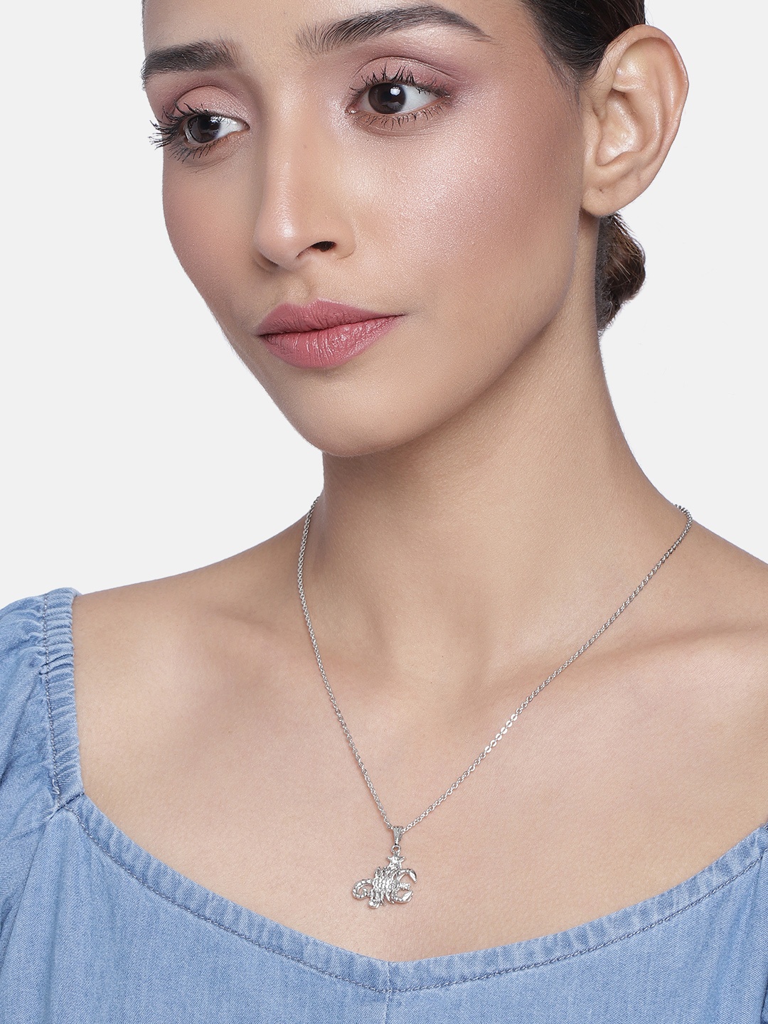 

Estele Silver-Toned Silver-Plated Necklace
