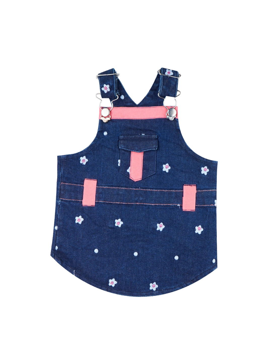 

Lulala Blue & White Printed Denim Dog Dress