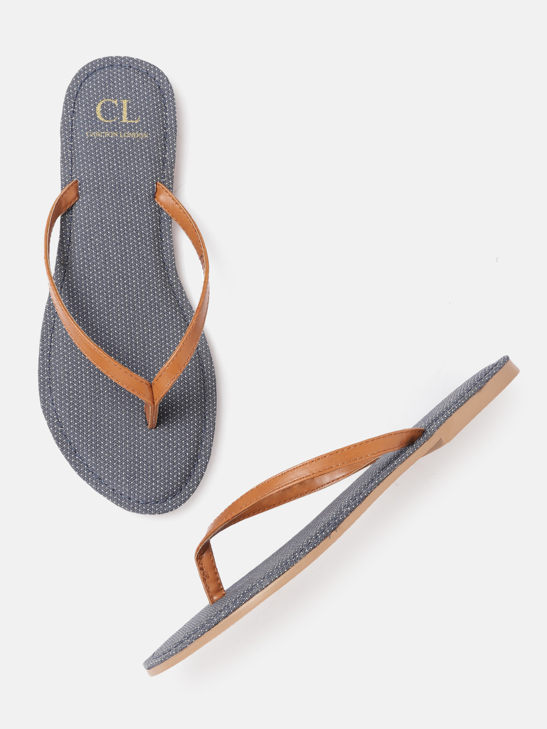 

Carlton London Women Tan Brown Solid Open Toe Flats