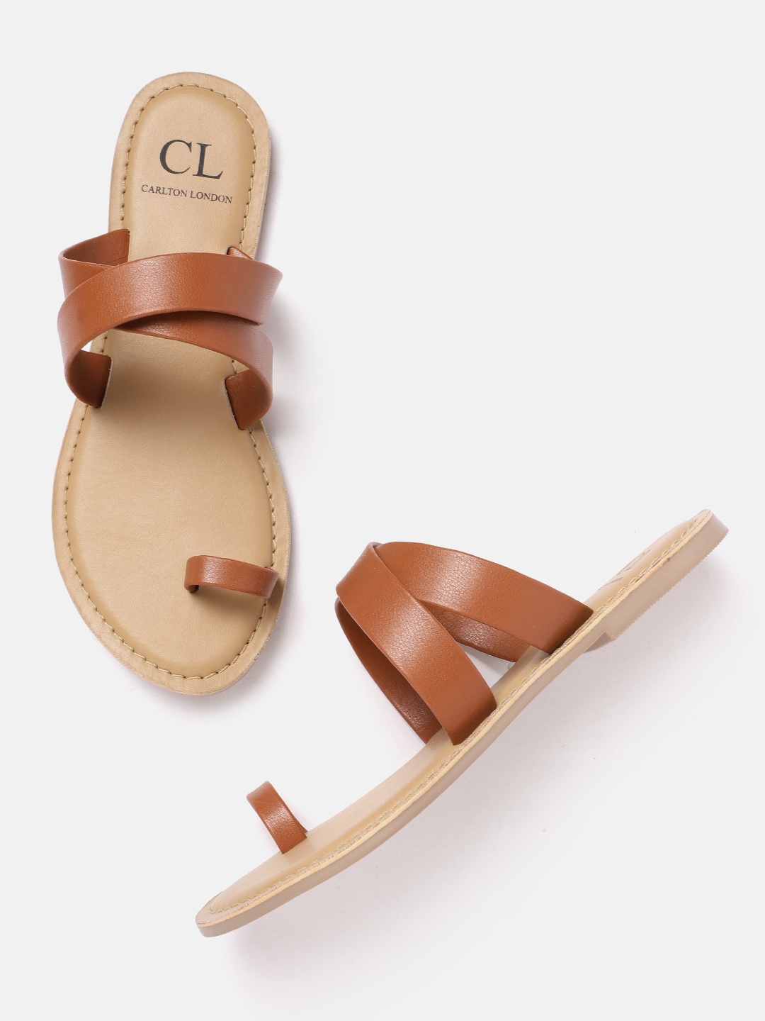 

Carlton London Women One Toe Flats, Brown