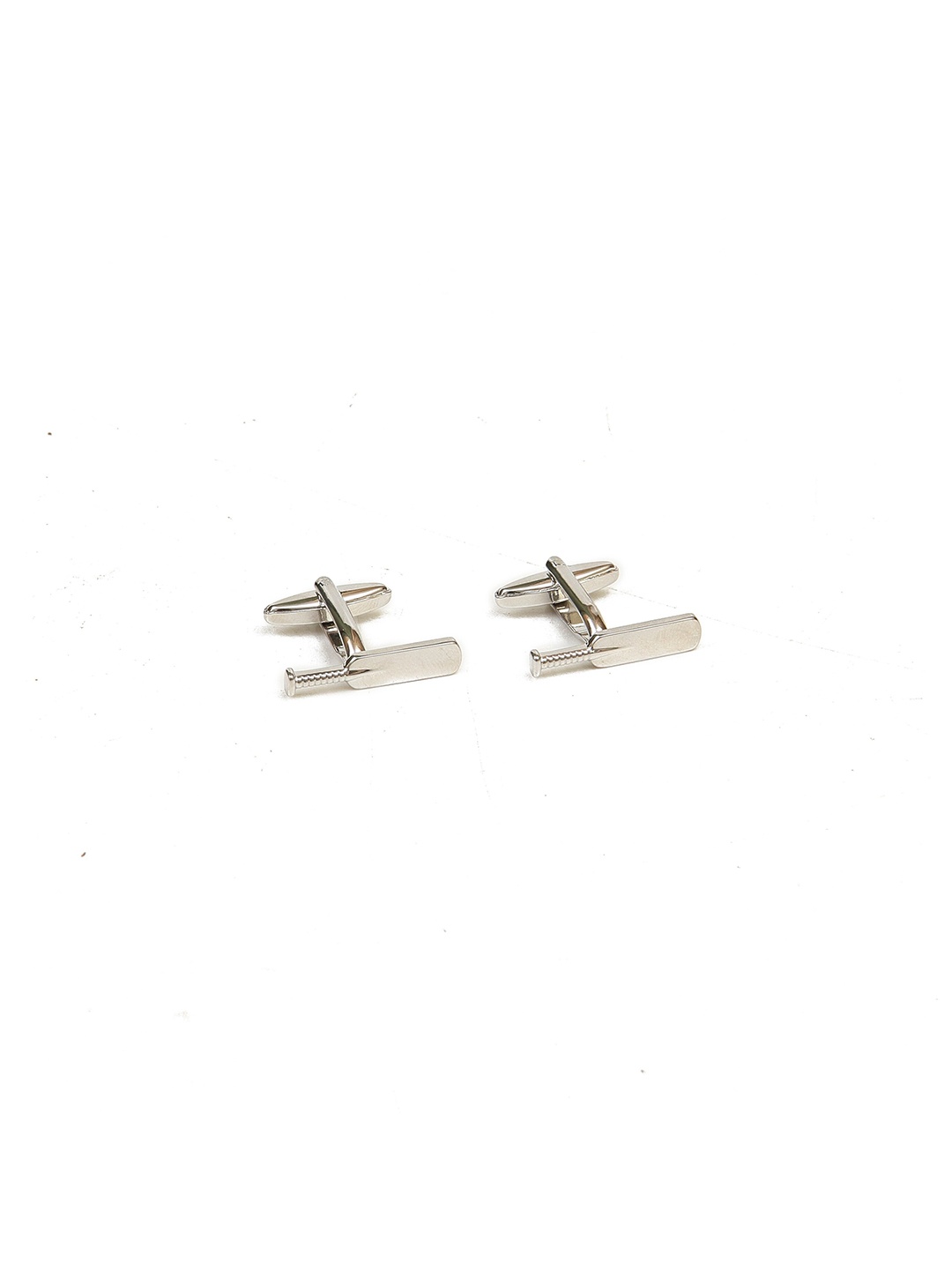 

Calvadoss Silver-Toned Quirky Cufflink