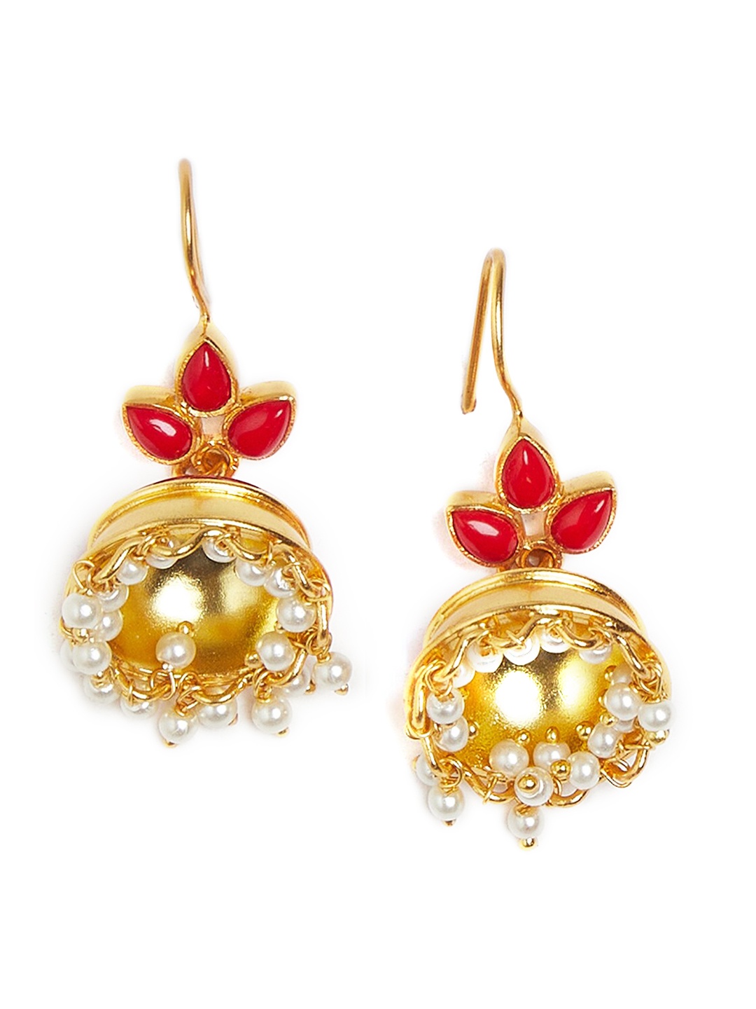 

Fabindia Gold-Toned Contemporary Drop Earrings