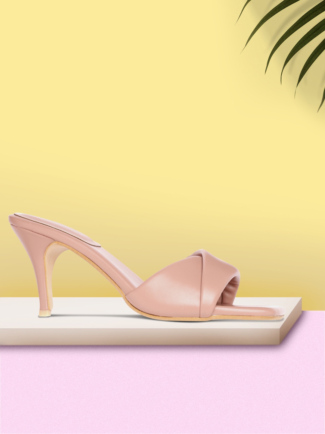 

DressBerry Women Dusty Pink Solid Slim Heels, Rose