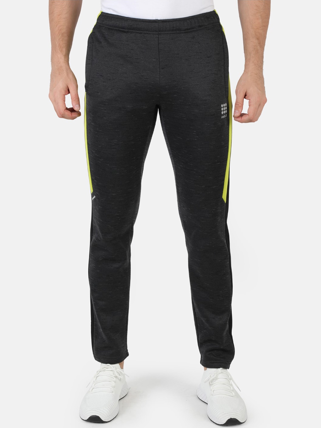 

rock.it Men Black Solid Track Pants