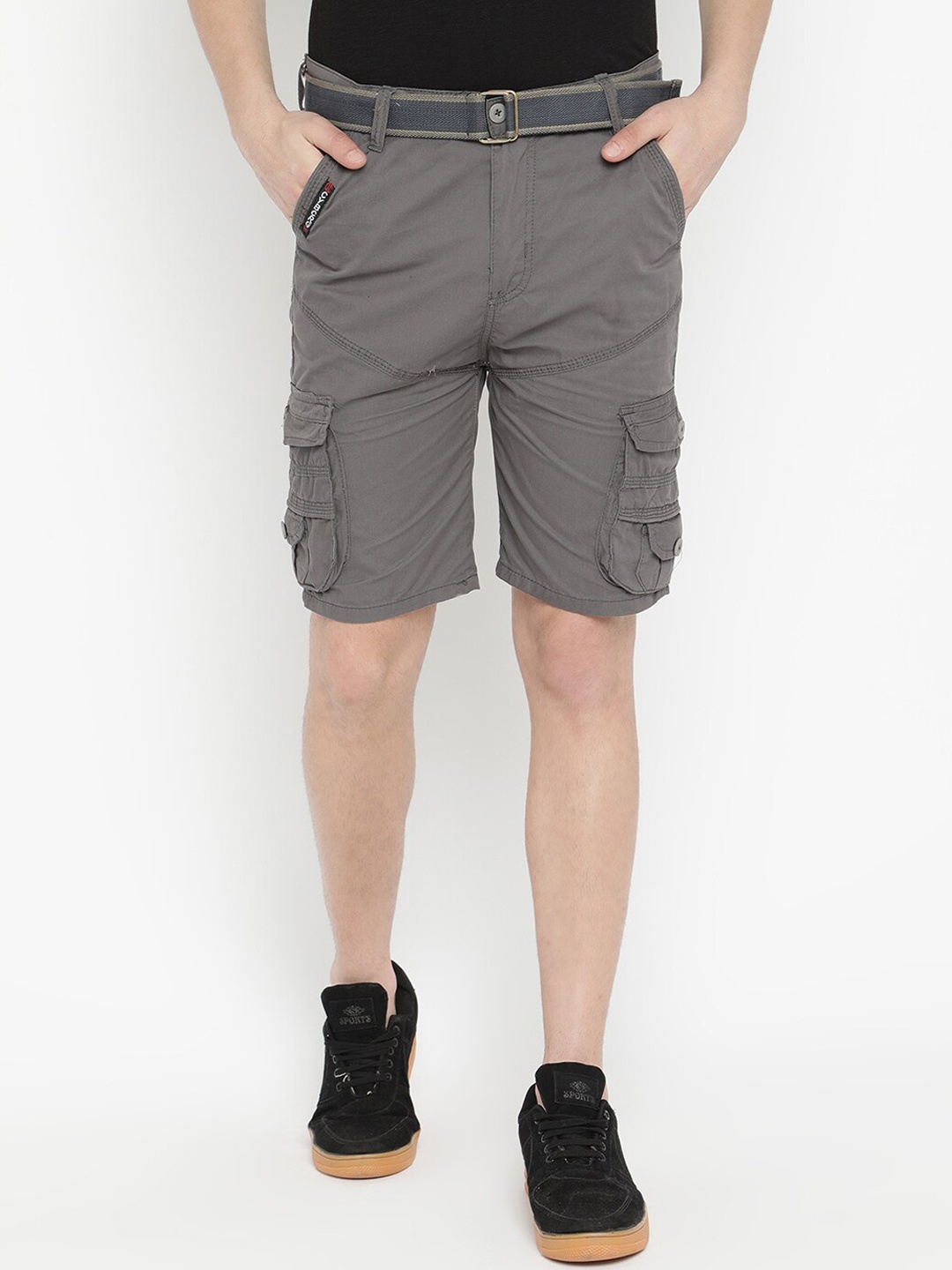 

V2 Value & Variety Men Grey Cargo Shorts