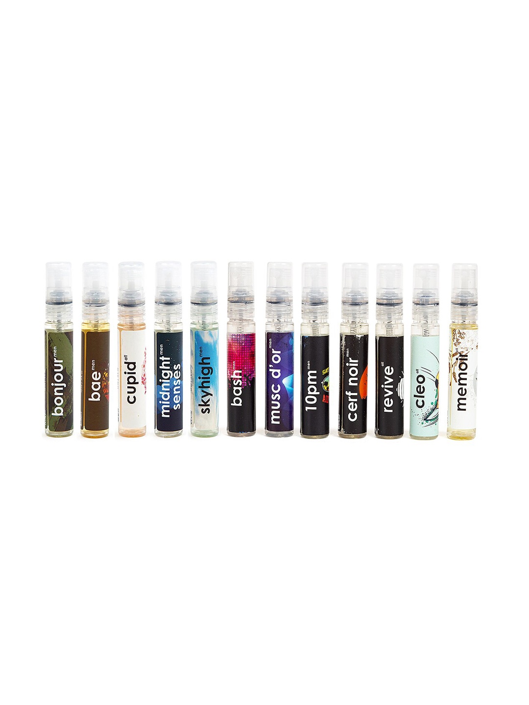 

Adiveda Natural Men Set of 11 Perfume Sample - 12ml Each, Yellow