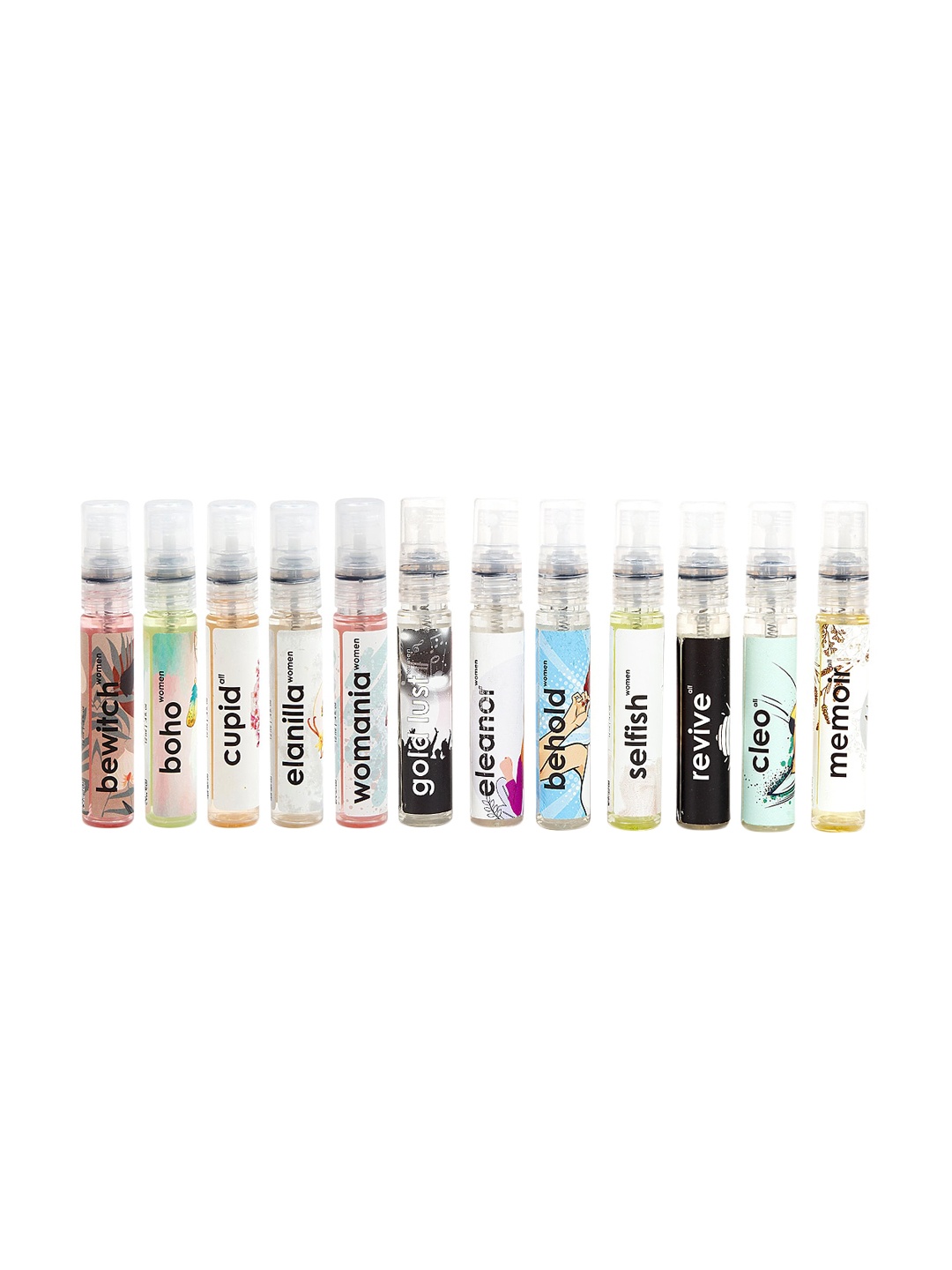 

Adiveda Natural Set of 12 Perfume Sample Set - 12ml Each, Yellow
