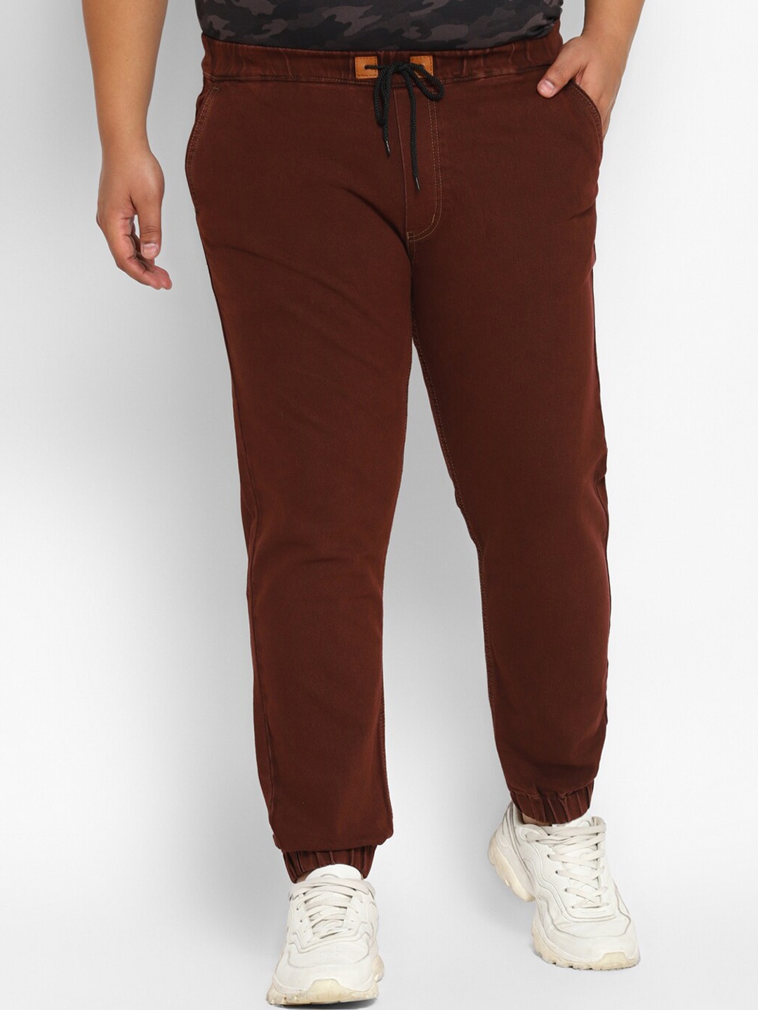 

Urbano Plus Men Brown Jogger Stretchable Jeans