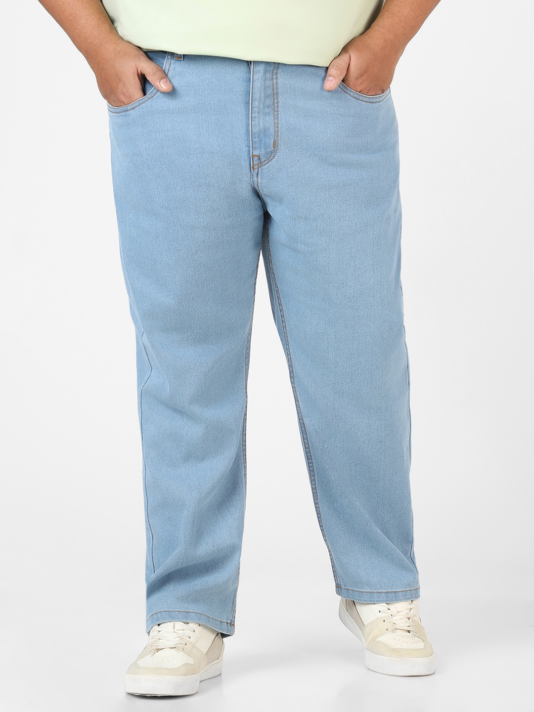 

Urbano Plus Men Blue Regular Fit Stretchable Jeans