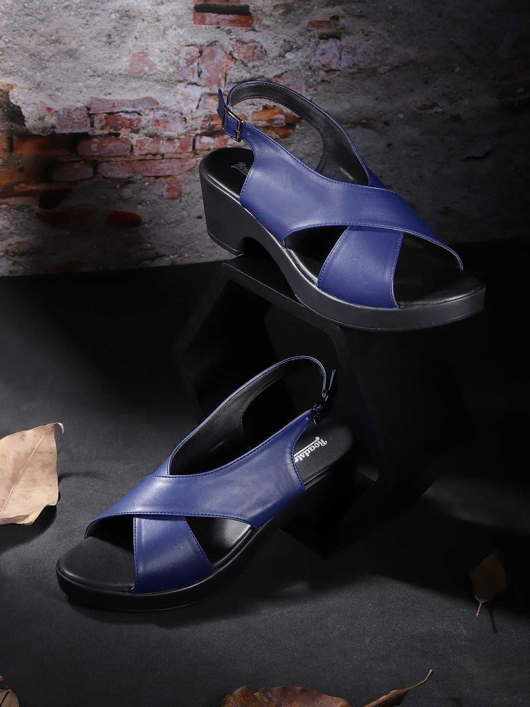 

Roadster Women Navy Blue Solid Platform Heels