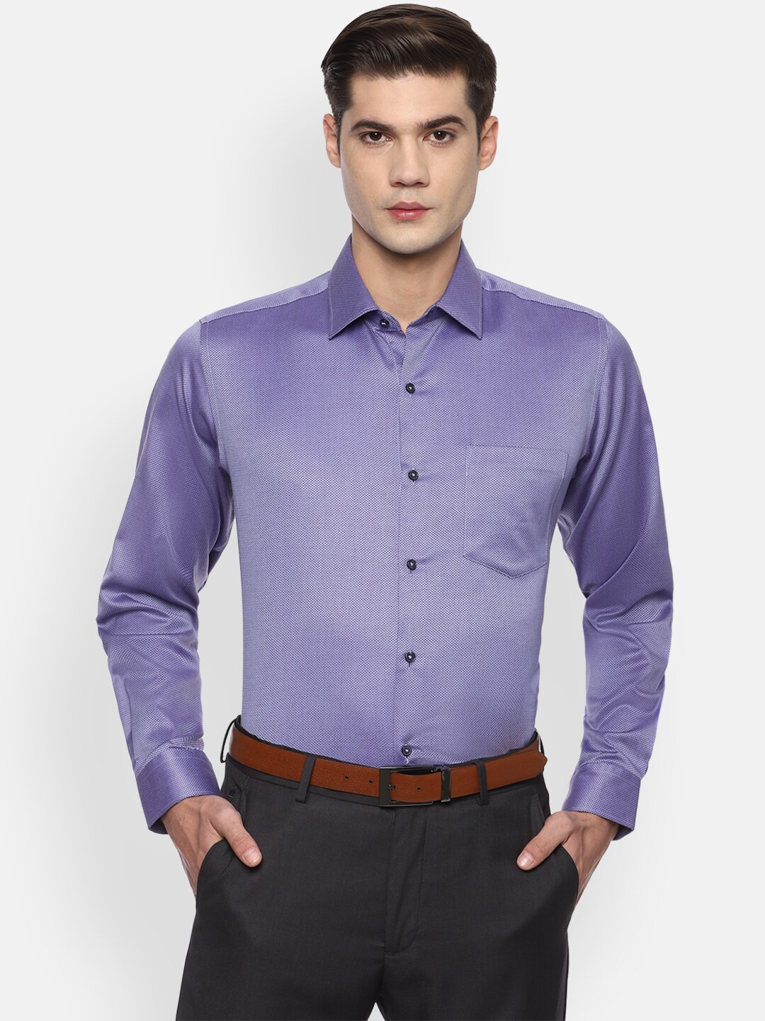 

Van Heusen Men Purple Formal Shirt