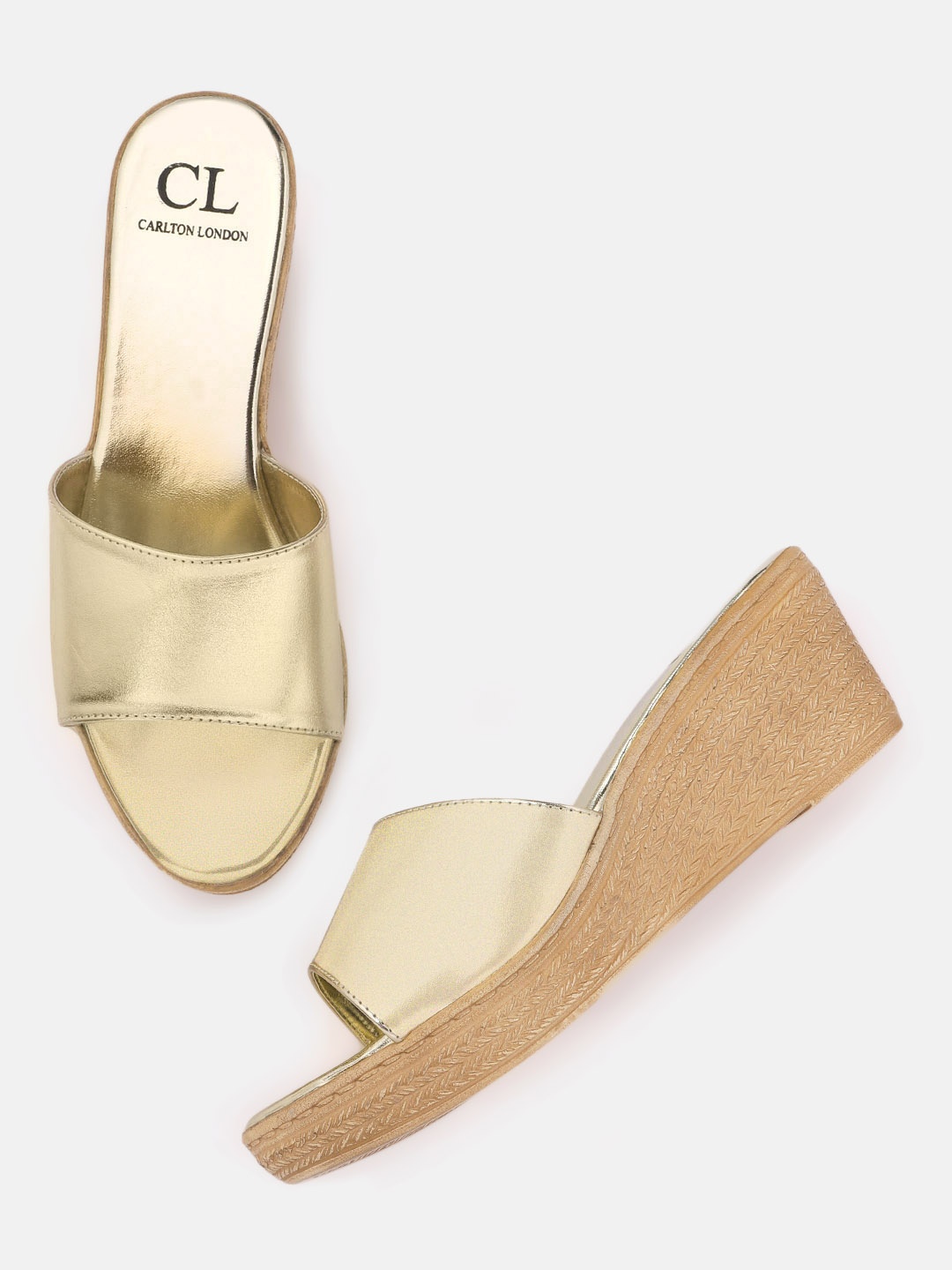 

Carlton London Gold-Toned Solid Wedges