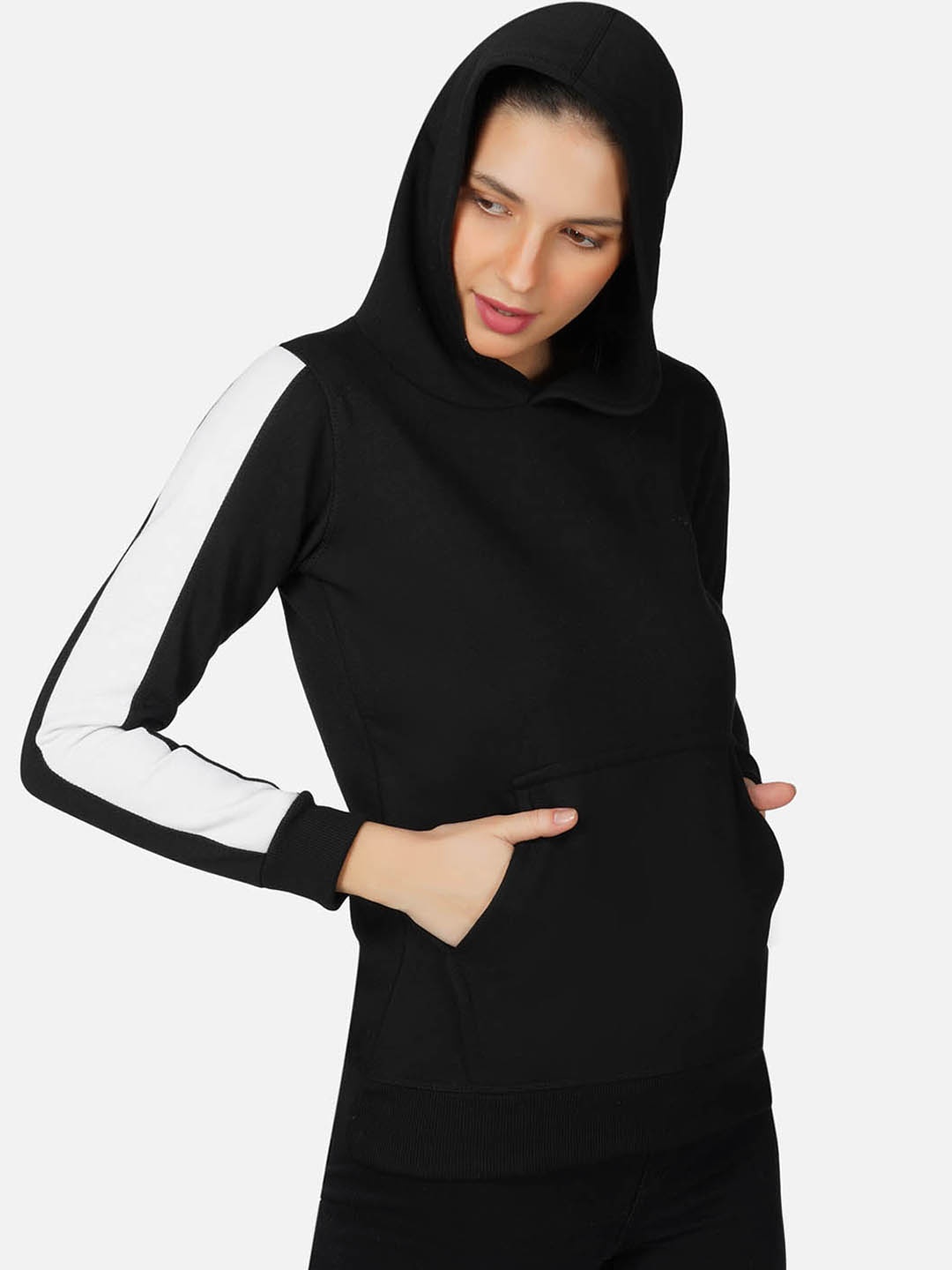 

NEU LOOK FASHION Women Black Sweatshirt