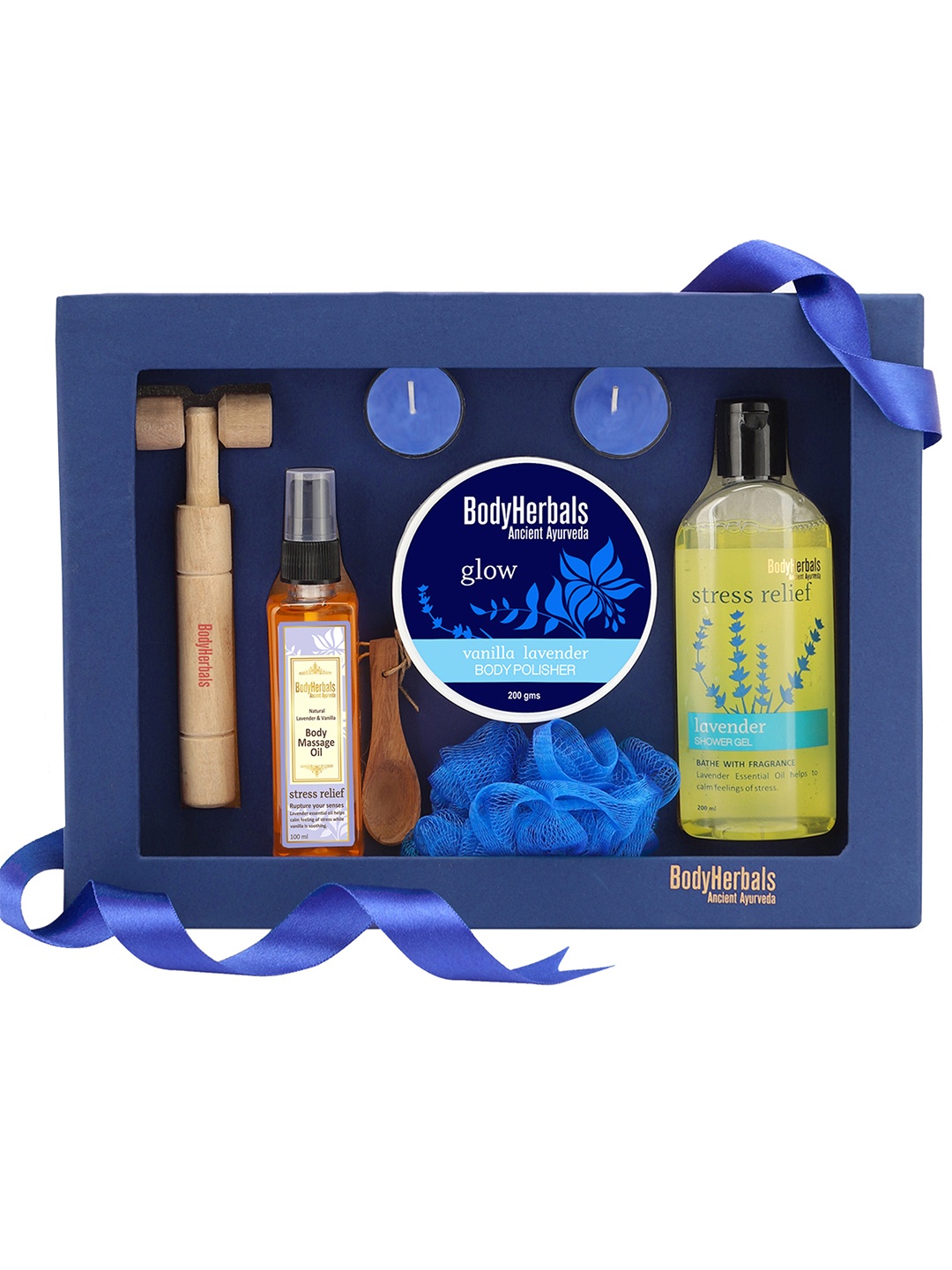 

BodyHerbals 6 Pcs Lavender Collections Gift Set, Blue