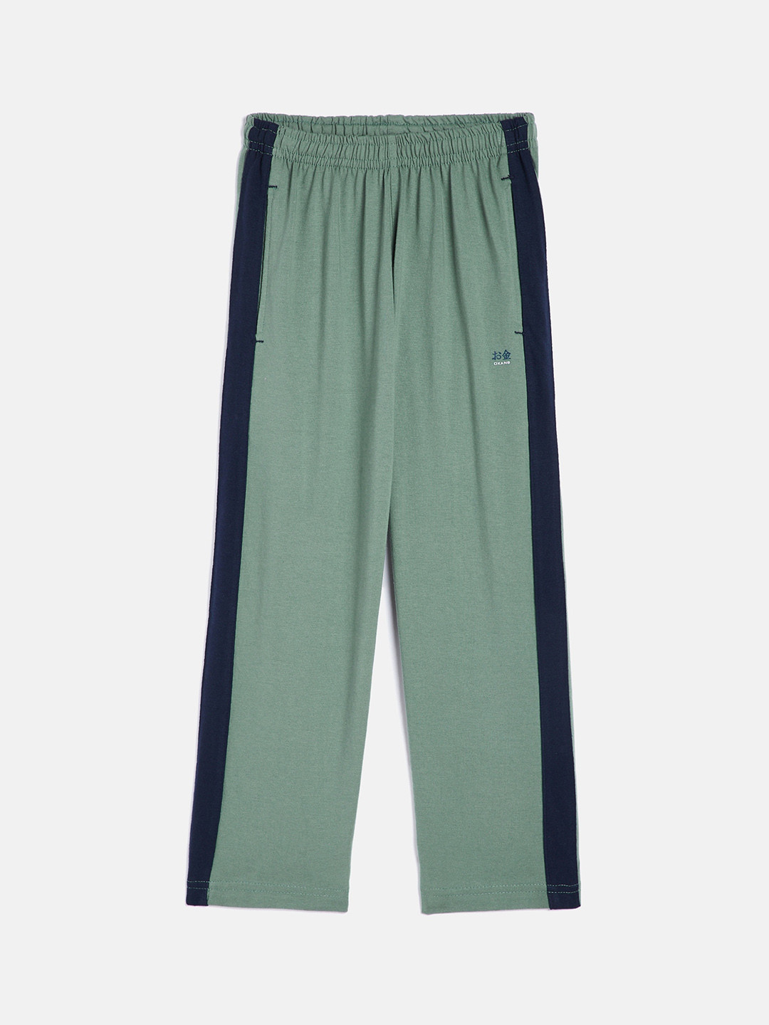 

Okane Boys Green Solid Track Pants