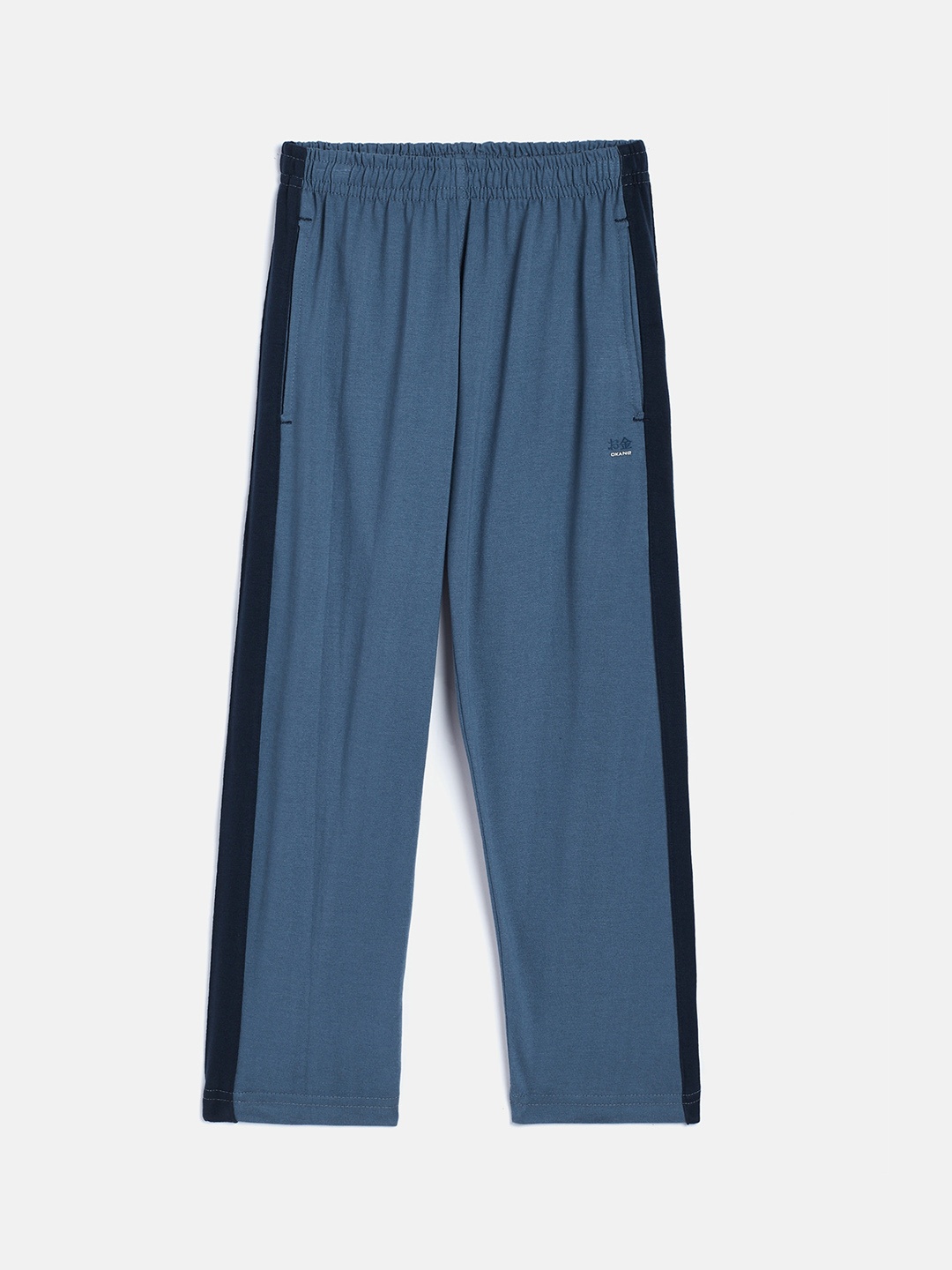 

Okane Boys Blue Solid Track Pants