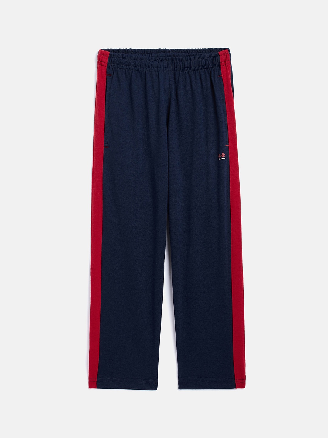 

Okane Boys Navy Blue Solid Track Pants