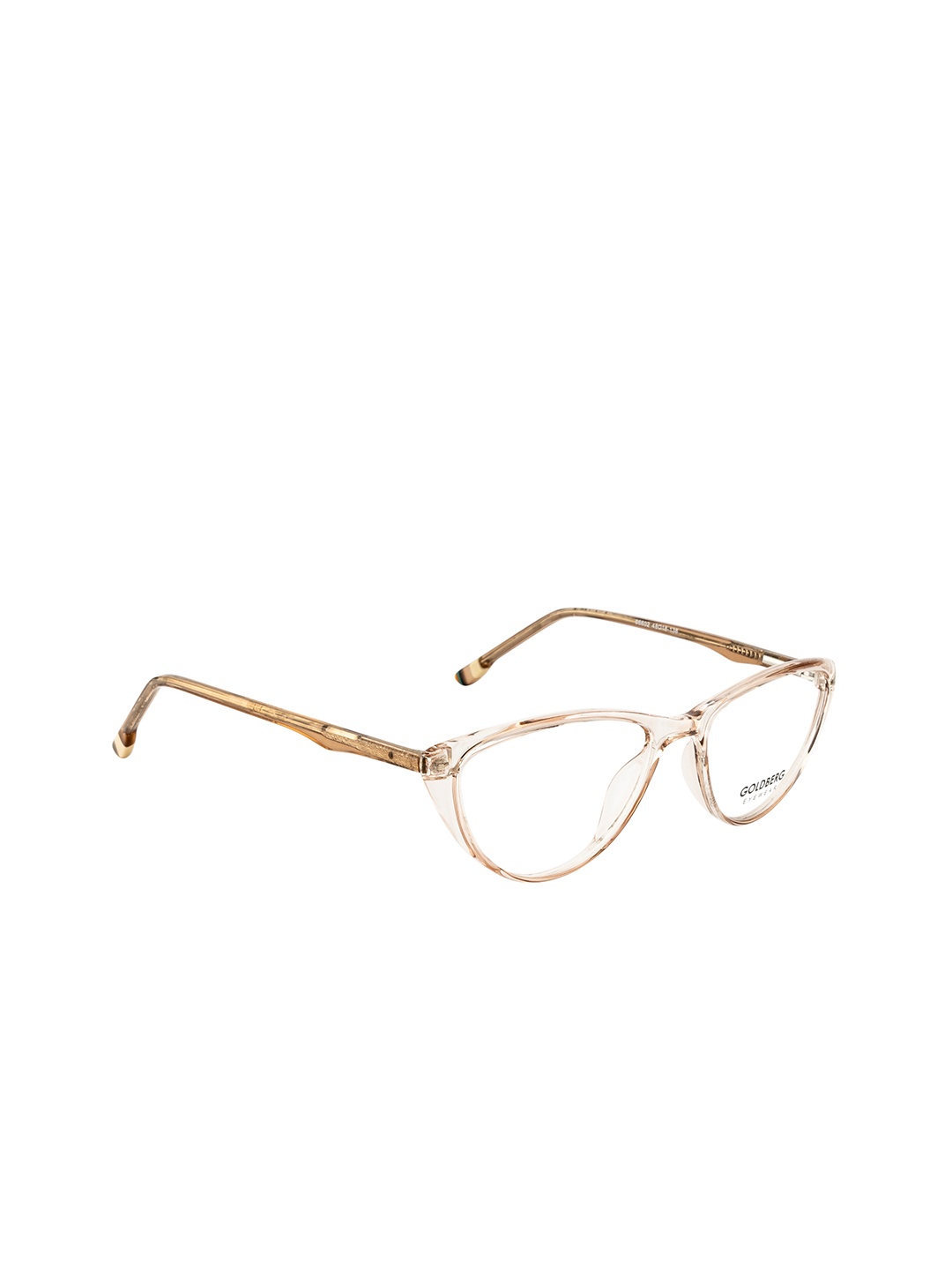 

Gold Berg Women Brown & Transparent Full Rim Cateye Frames Eyeglasses