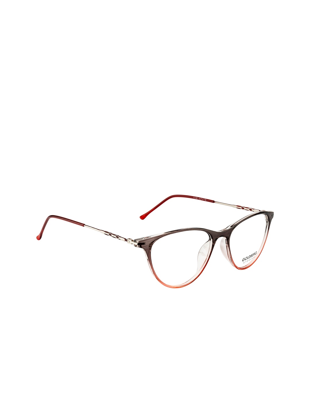 

Gold Berg Women Maroon & Black Full Rim Cateye Frames - GB-114401_G.MRN-Maroon