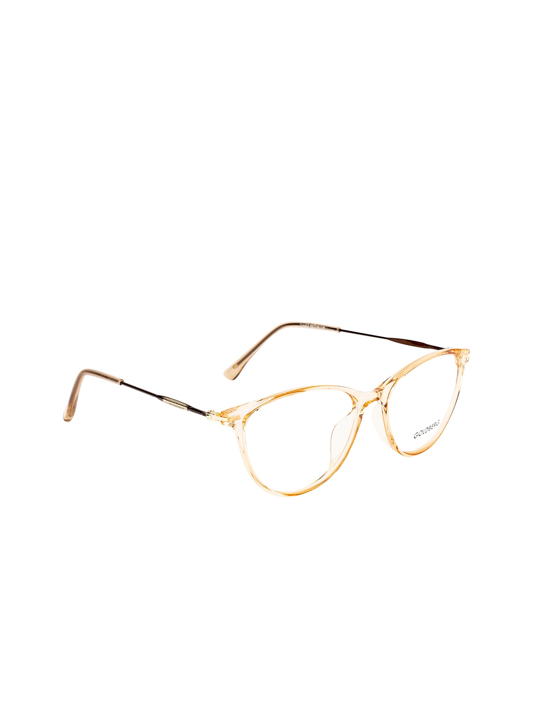 

Gold Berg Women Brown & Gold-Toned Full Rim Cateye Frames - GB-114403_BRN-Brown