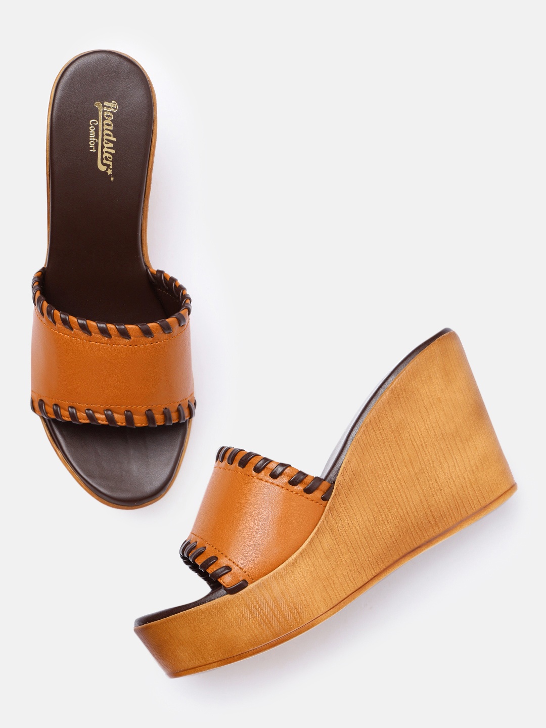 

Roadster Women Tan Brown Solid Wedges
