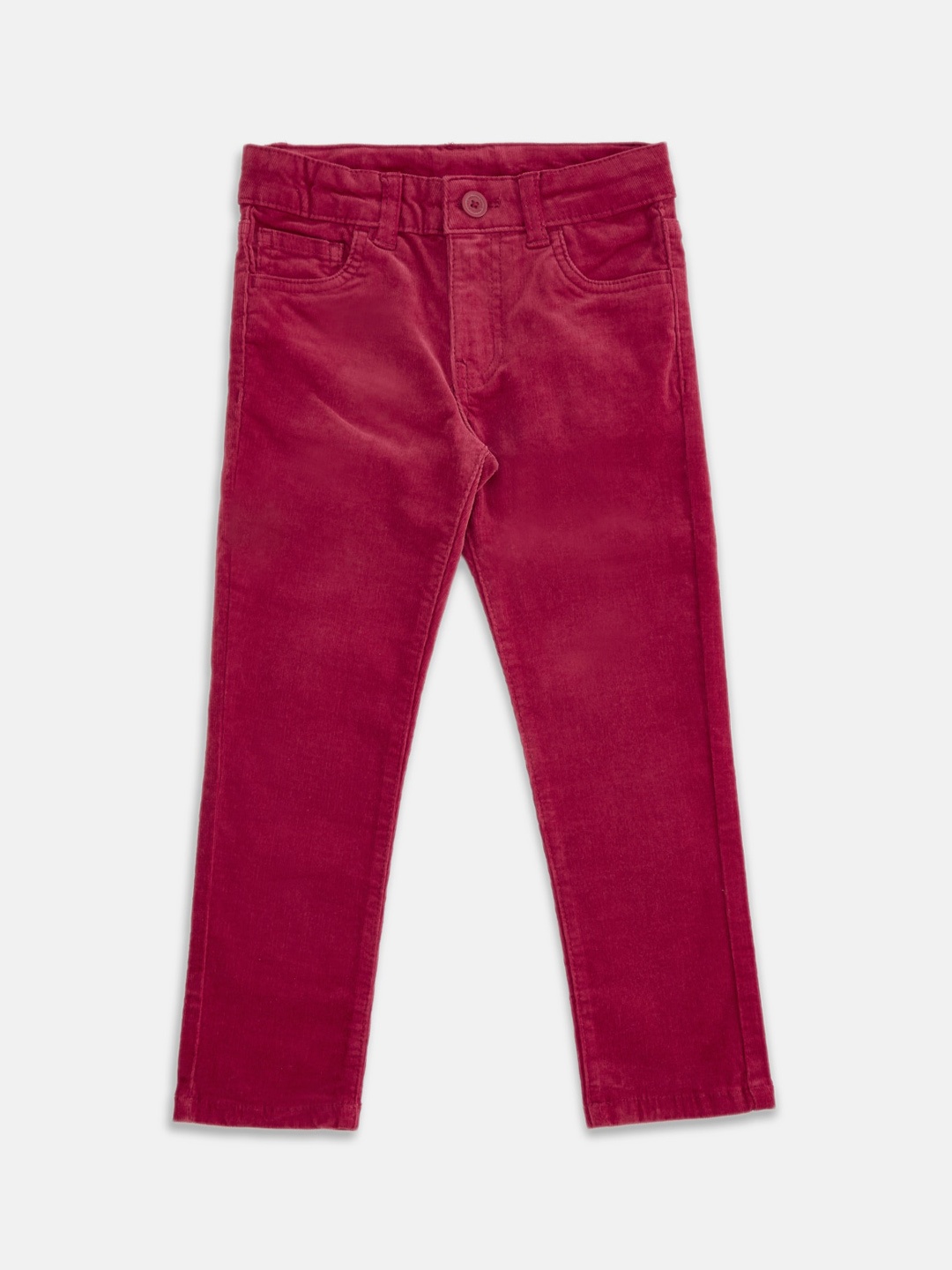 

Pantaloons Junior Girls Maroon Trousers