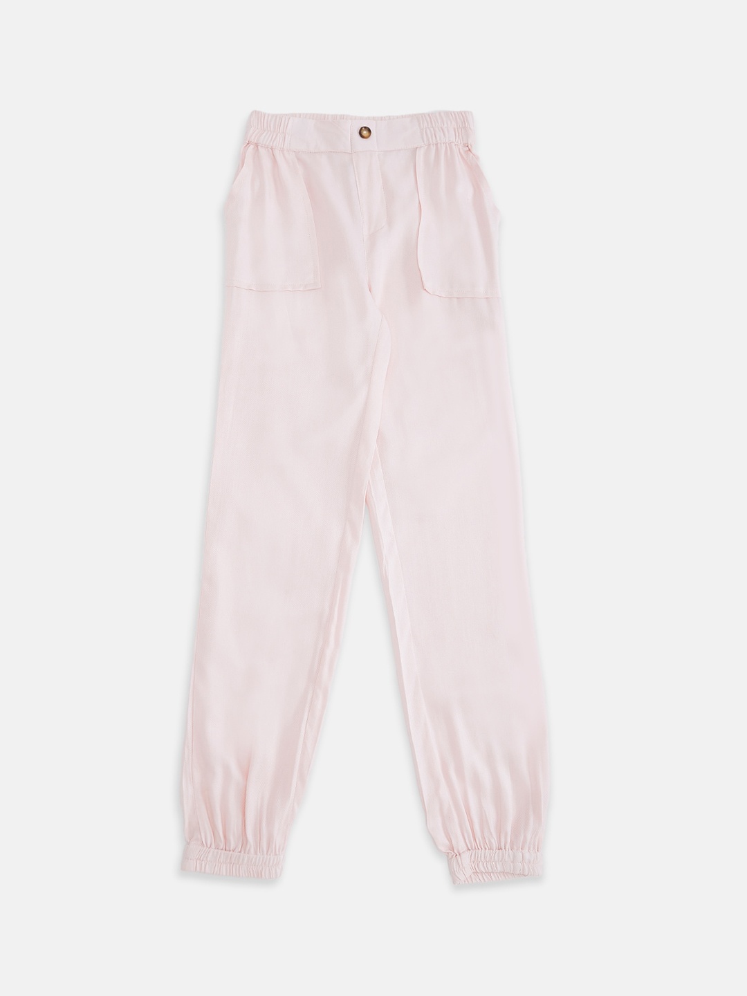 

Pantaloons Junior Girls Pink Joggers Trousers