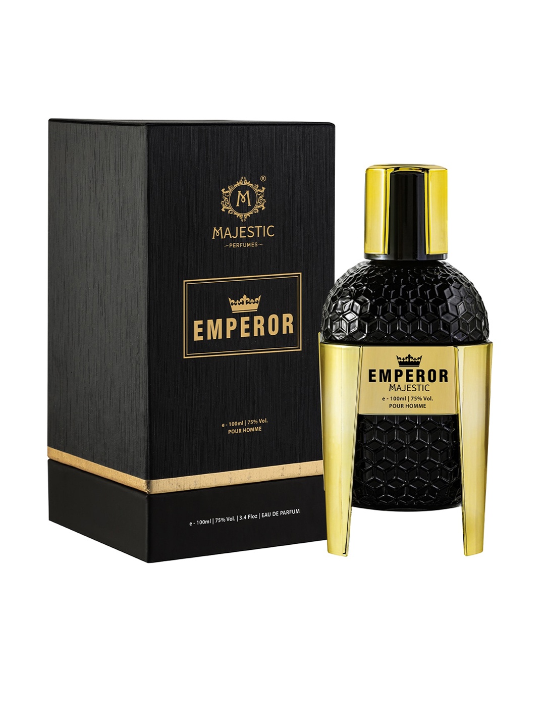 

MAJESTIC PERFUMES Emperor Homme 100 ml, Black