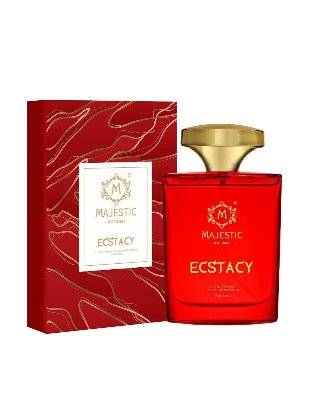 

MAJESTIC PERFUMES Women Ecstacy Femme 110 ml, Red